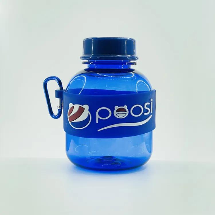 Mini Portable Plastic Water Bottle Round cube