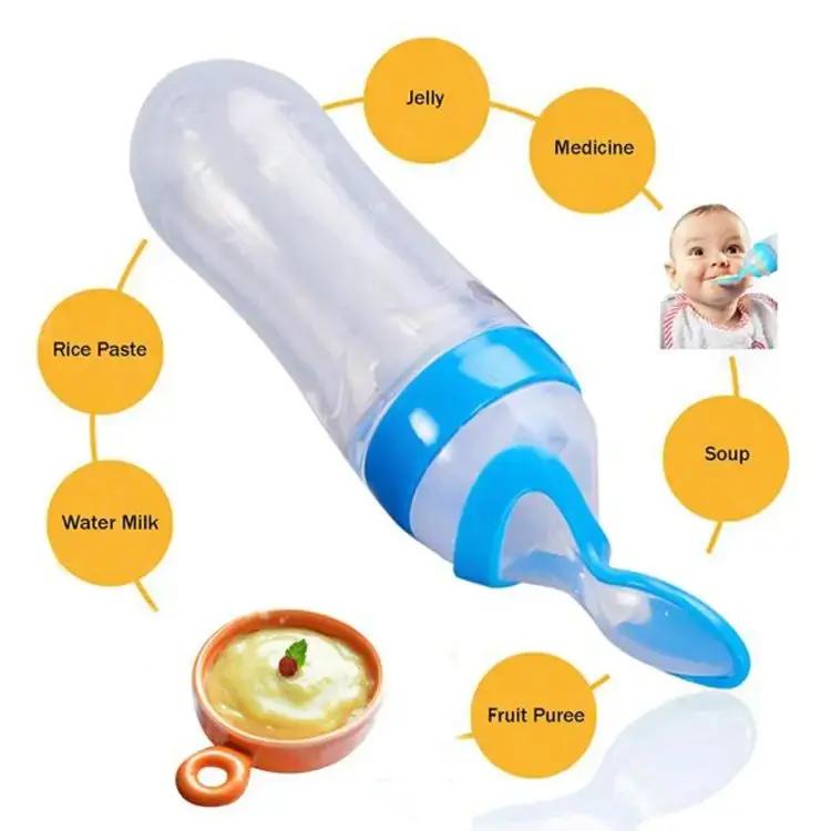 Silicone Baby Food Dispensing Spoon & Feeder